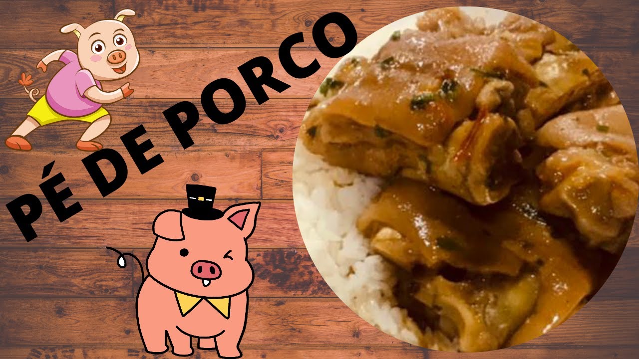 COMO FAZER PÉ DE PORCO - RECEITA SIMPLES (PIG'S FEET RECIPE) - RECEITA FÁCIL - COLÁGENO PURO - FÁCIL