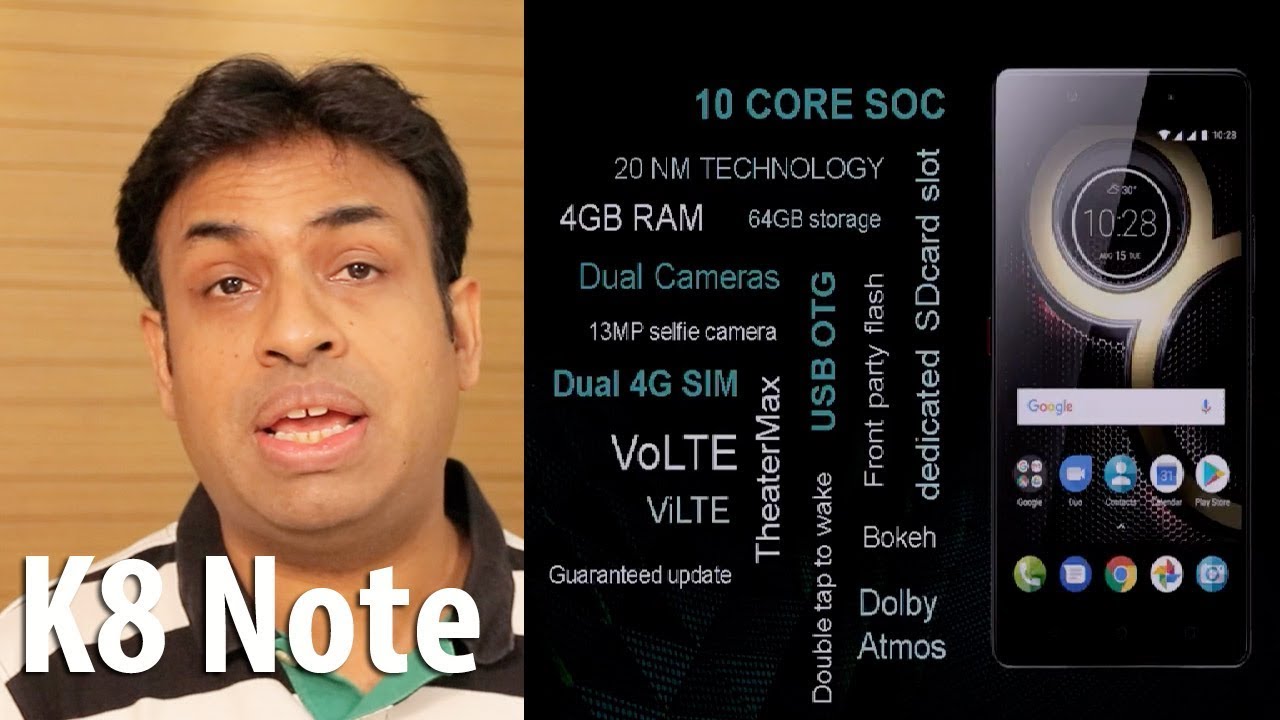 Lenovo K8 Note Launched It's Top Features & My Thoughts