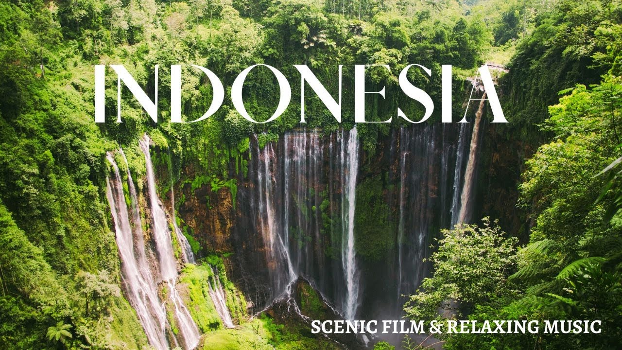 Indonesia In - Tropical Paradise Of Asia | Scenic Relaxation Film Indonesia