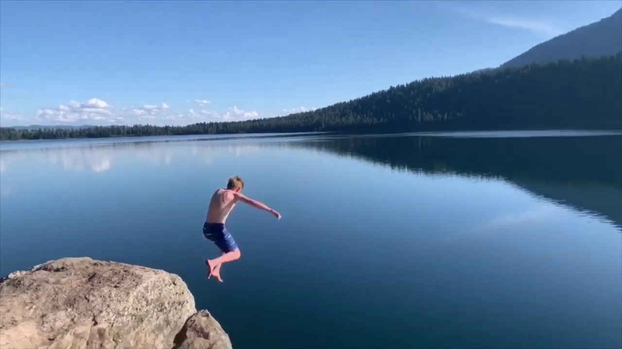 Cliff Jumping Death Canyon Wyoming