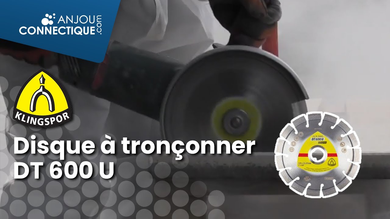 Disques &agrave; tron&ccedil;onner diamant&eacute;s DT 600 U Supra Klingspor