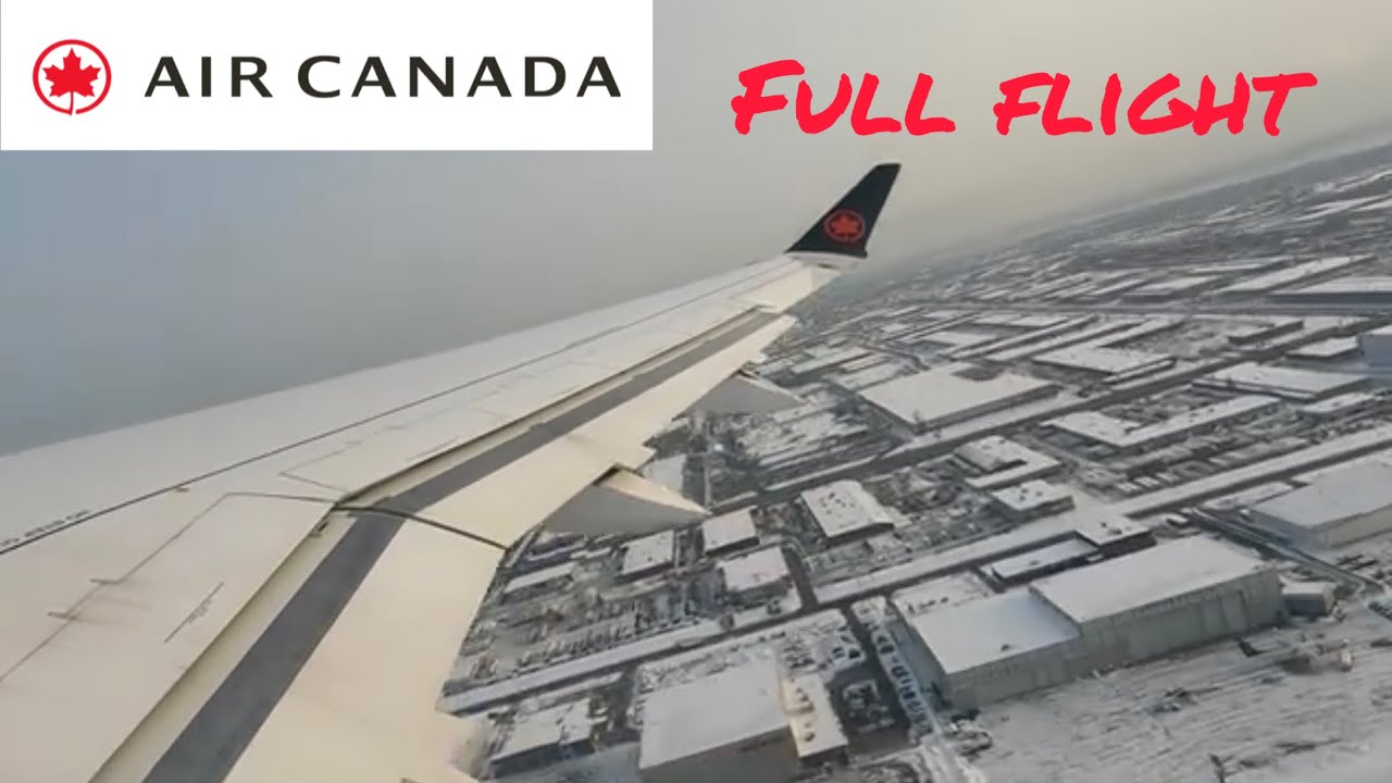 [4K] Montreal ✈ Toronto | Air Canada | Full Flight | Airbus A220 | AC415 | C-GWUT | 07/12/2023