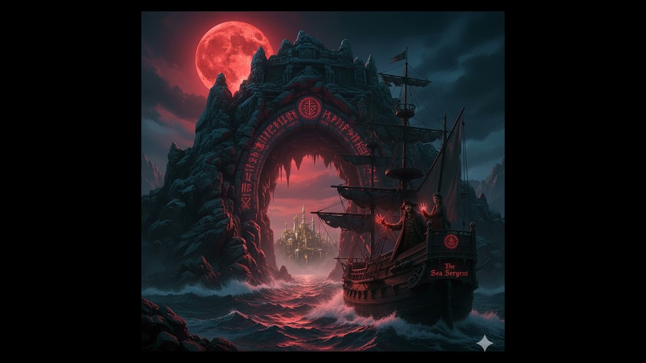Pirate metal: Beneath the Red Moon's Glow