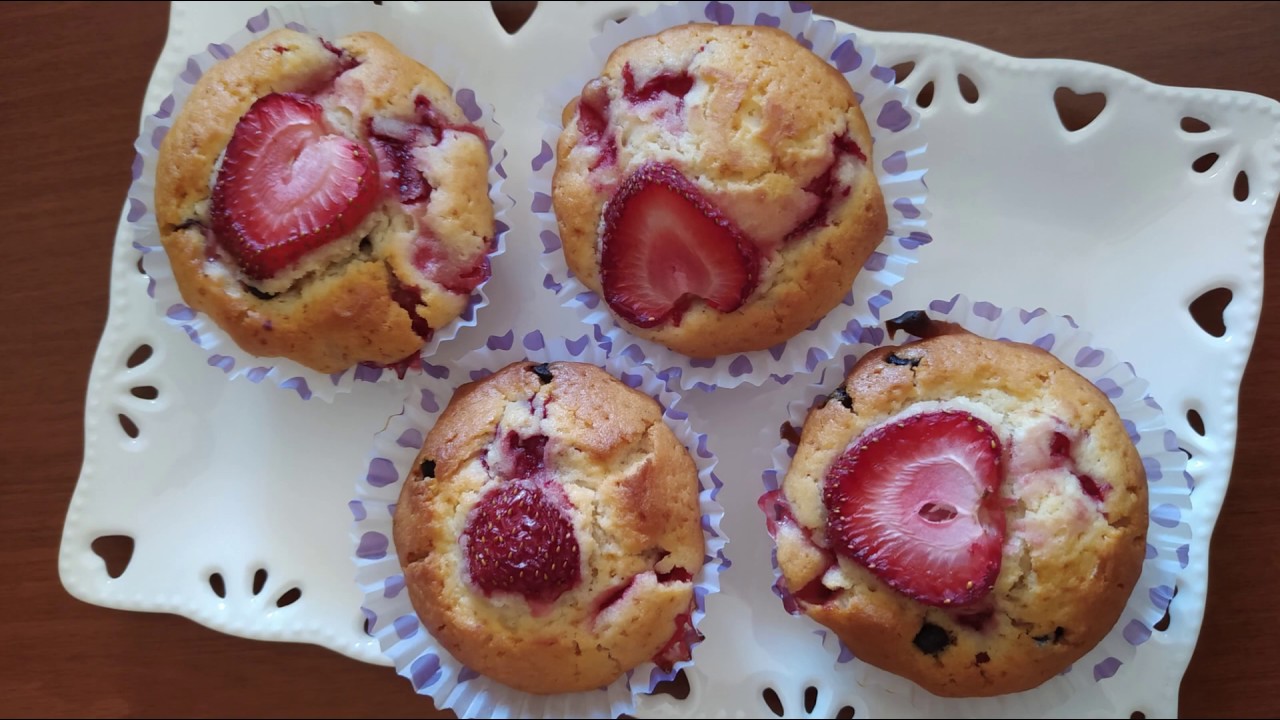 Çilekli Cupcake Tarifi 🍓