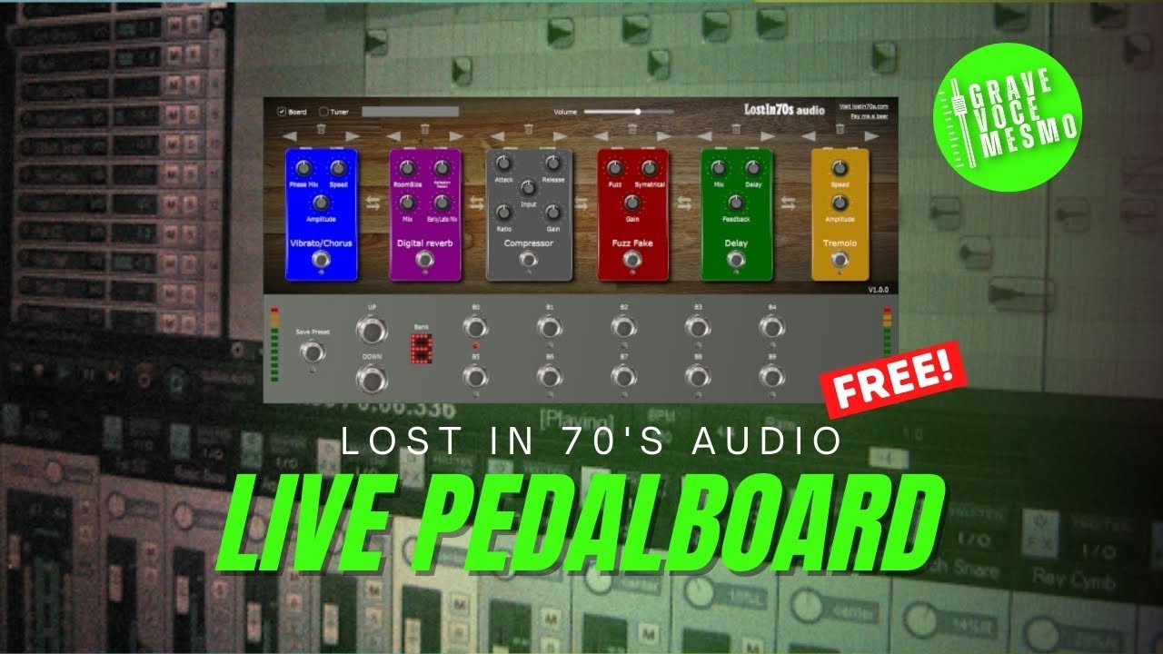 Live Pedalboard - Plugin de Pedais de Guitarra/Baixo Gratuito