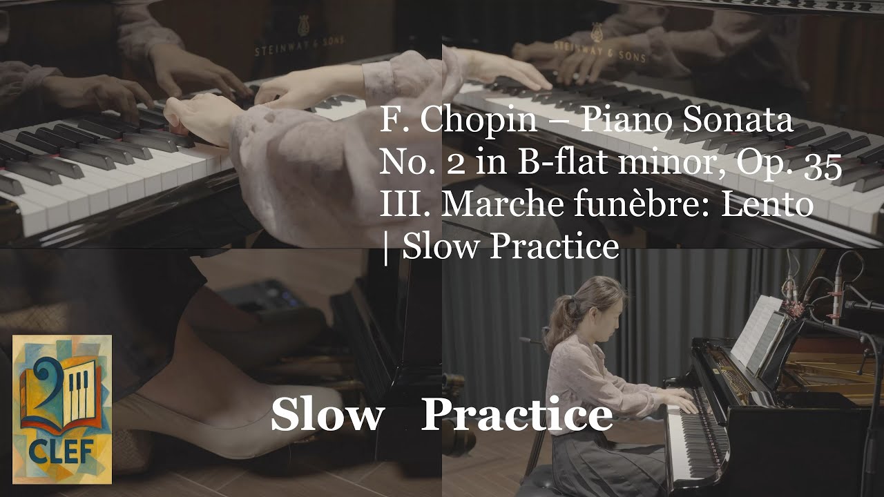 F. Chopin – Piano Sonata No. 2 in B-flat minor, Op. 35 III. Marche funèbre: Lento | Slow Practice