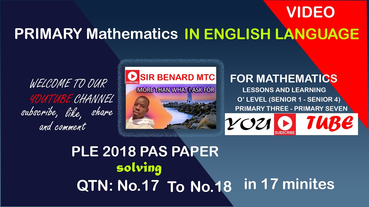 P L E Mathematics 2018