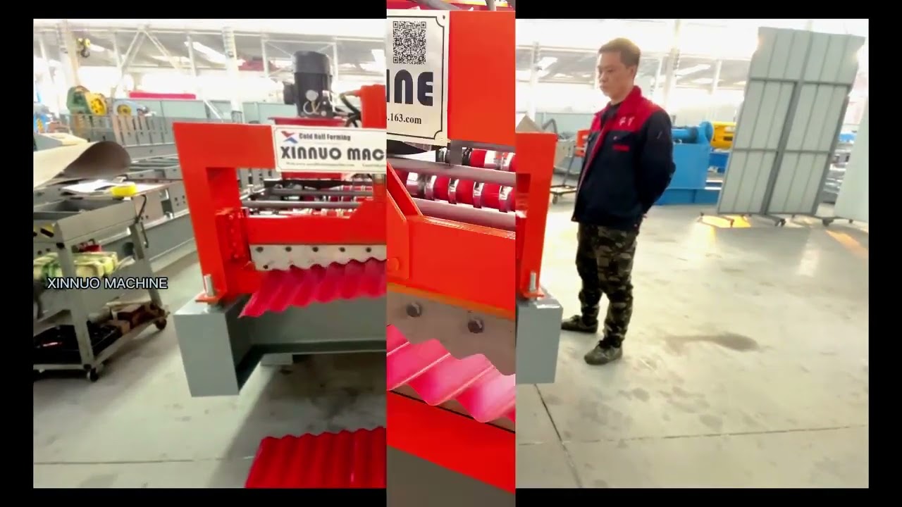 XINNUO Brand High-quality High-speed Color Steel Arc Corrugated Plate Rolling Machine