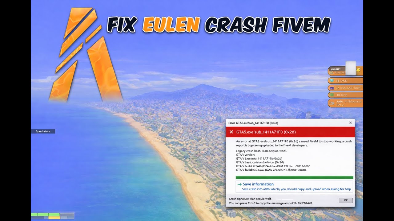*NEW' HOW TO FIX FIVEM CRASHING WITH EULEN (NEWEST METHOD)