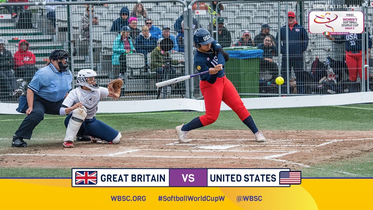 HIGHLIGHTS – Great Britain v USA – WBSC Women’s Softball World Cup Final