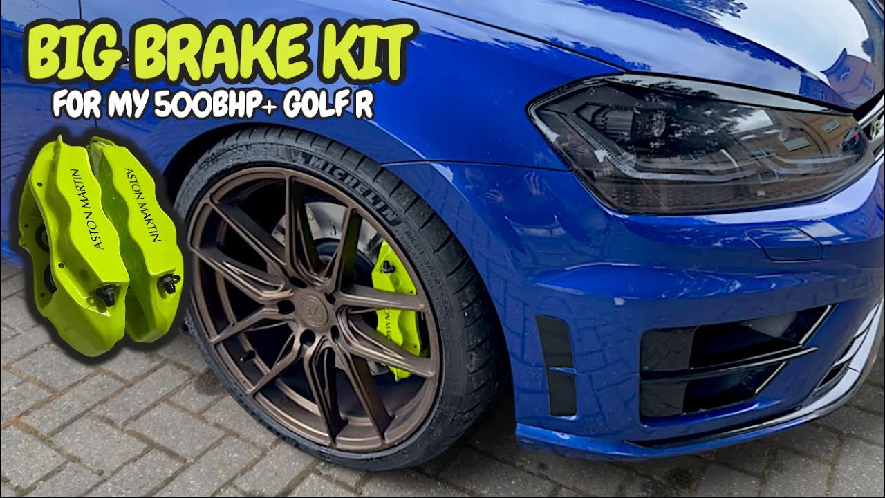 Комплект тормозов ASTON MARTIN BIG для моего GOLF R мощностью 500 л.с.