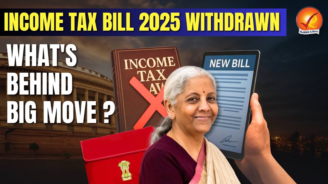 India’s Biggest Tax Overhaul in 60 Years? New Bill Explained in 10 Minutes | Vajiram and Ravi