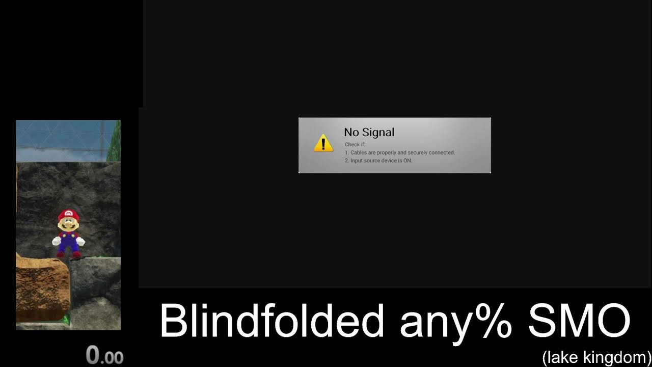 Blindfolded speedrun SMO any% (day 6) (lake kingdom)