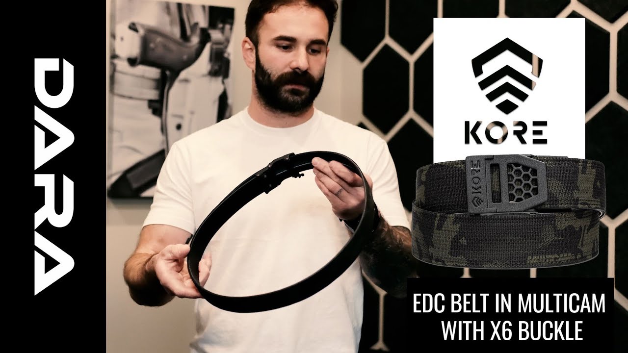 KORE EDC Belt w/X6 Buckle Overview with Jon Dara | Dara Holsters