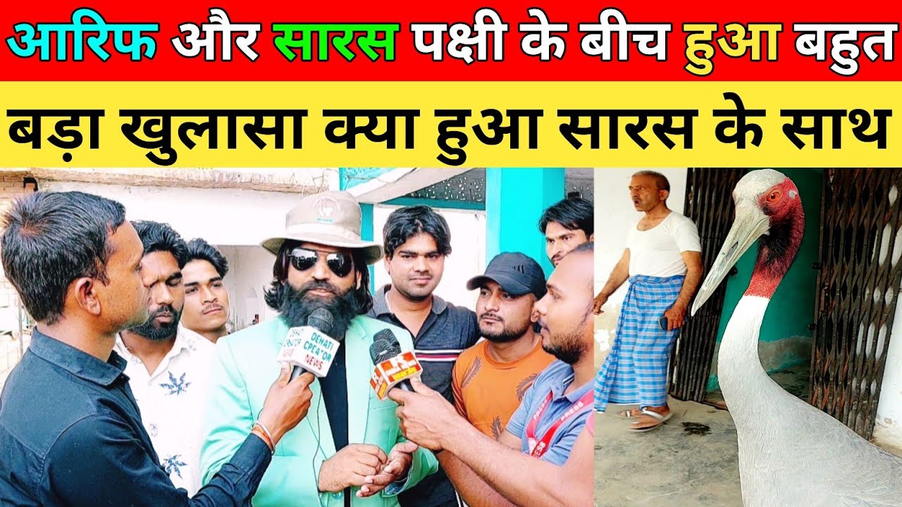 Arif Sarus Ki Dosti || आरिफ और सारस पक्षी के बीच हुआ बहुत बड़ा खुलासा
