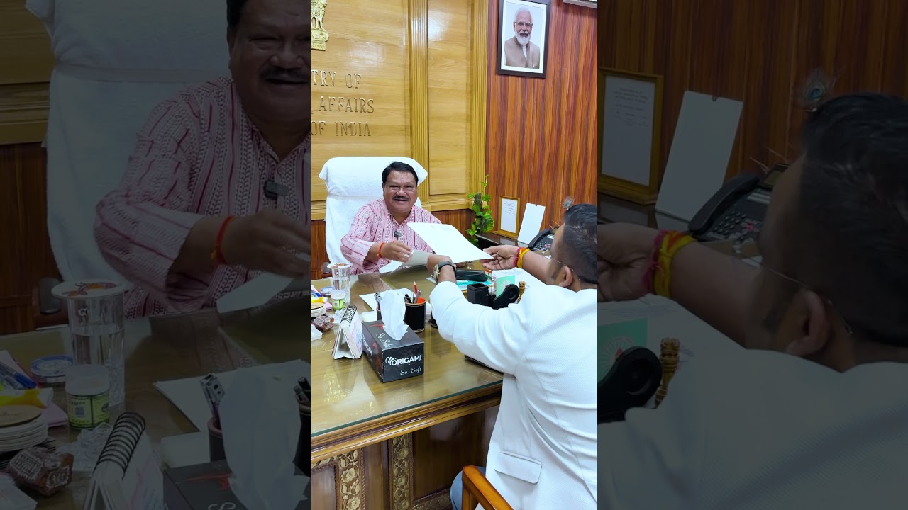 Podcast Shoot with Union Minister Shri Jual Oram Ji | Sagar Sinha Show
