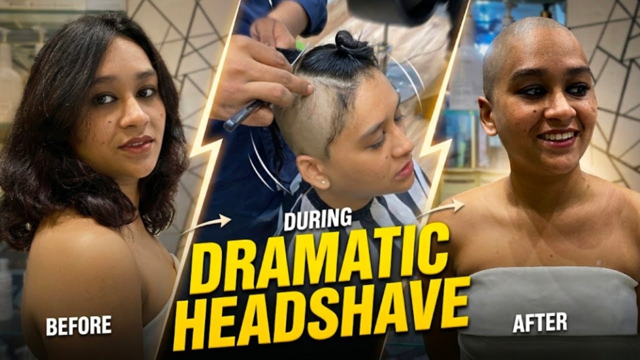 Intense Headshave Scene | Emotional Start with Crying & Nervous Laughter