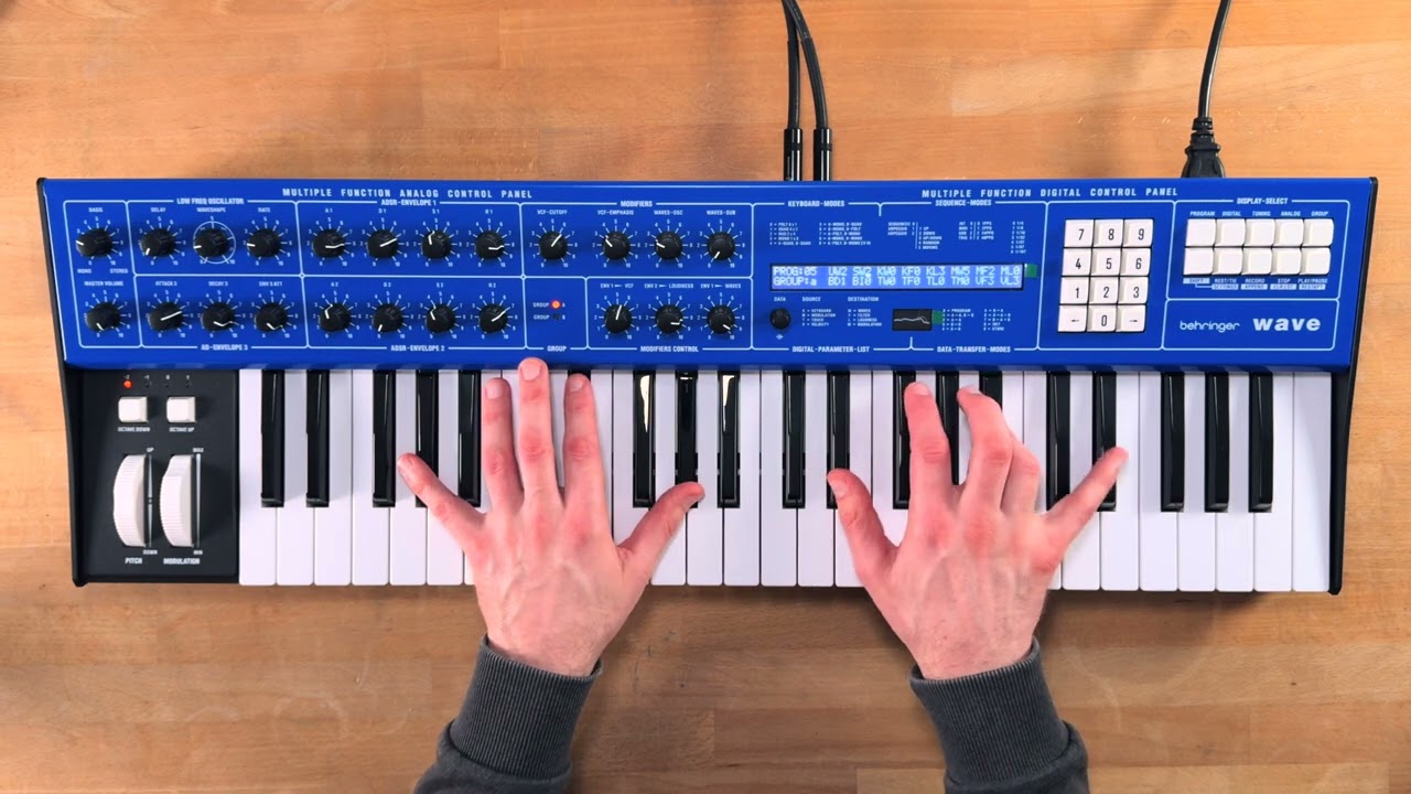 Behringer Wave Sound Demo (no talking)