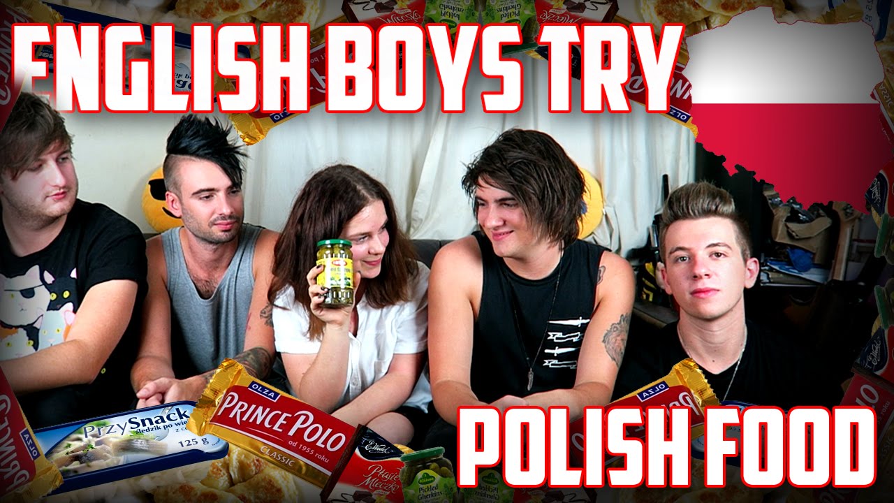ENGLISH BOYS TRY POLISH FOOD