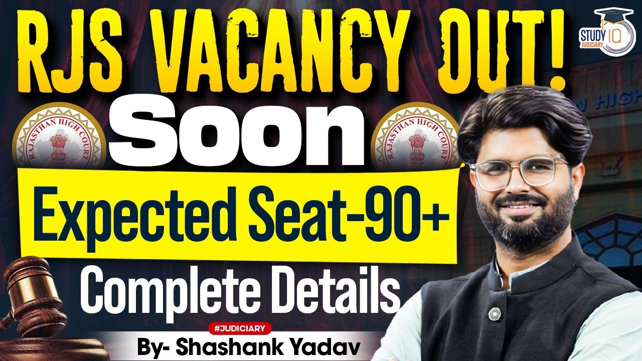 RJS Vacancy 2026 Out Soon! 90+ Expected Seats & Exam Details | Shashank Yadav
