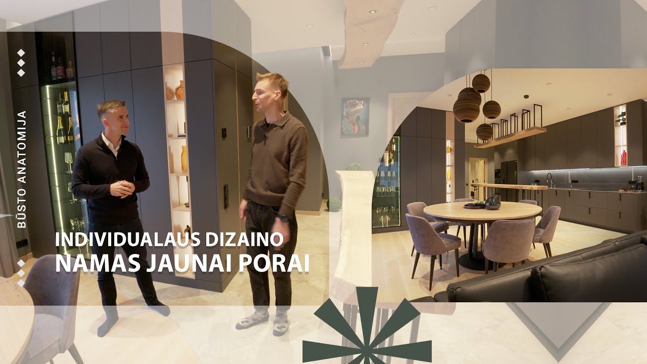 91. Namas jaunai porai su individualiu interjero dizainu