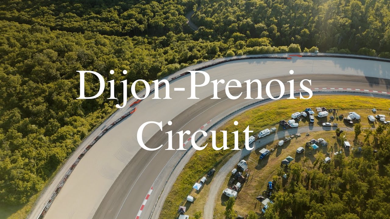 Dijon-Prenois Circuit - 4K Drone Footage - Coupes Moto Légende 2025