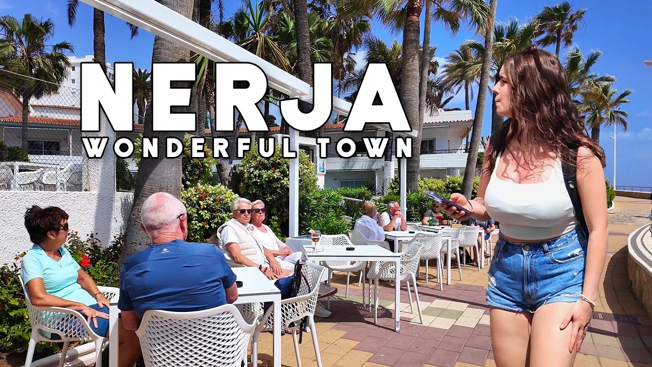 Nerja Spain 🇪🇸 Wonderful Town and Beach April 2026 Update Costa del Sol Walk | M&aacute;laga [4K]