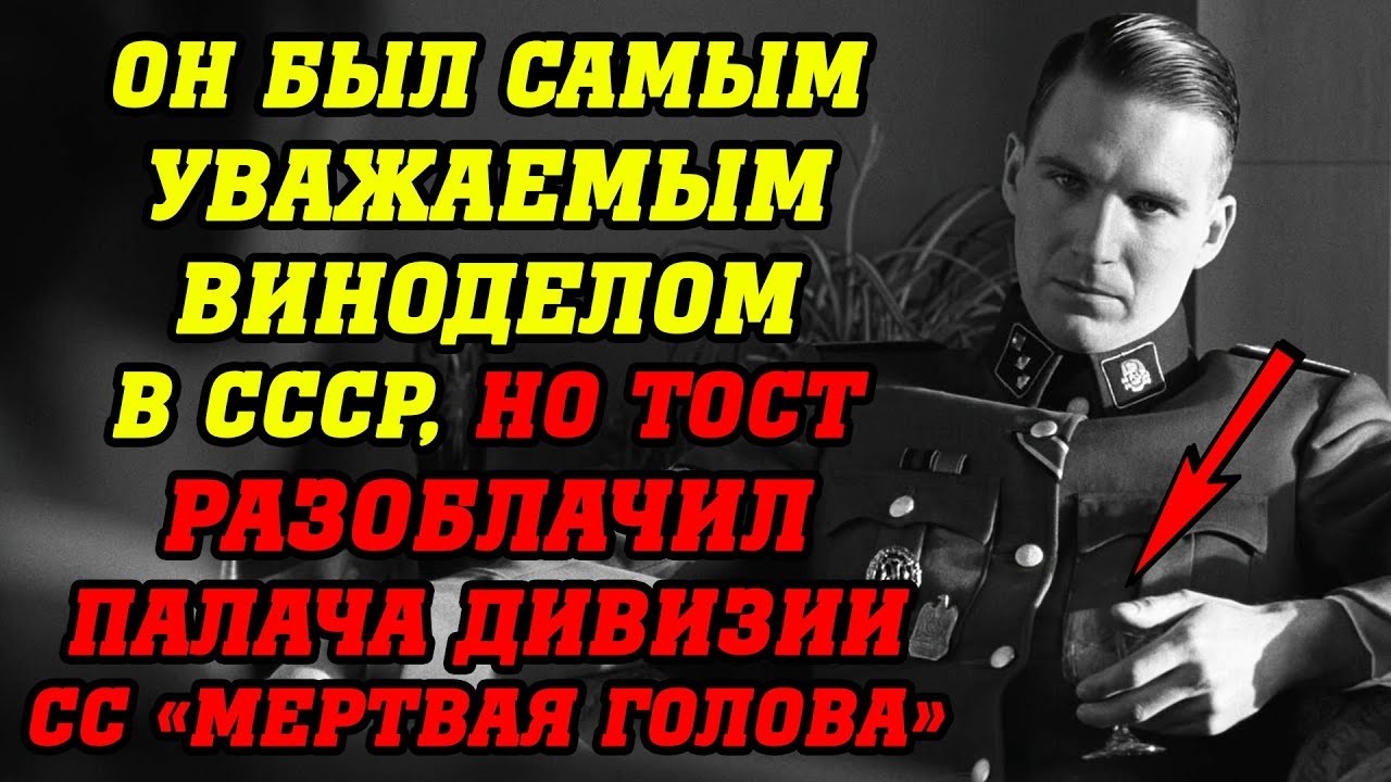 ТОСТ... выдал КАРАТЕЛЯ СС! Кровавый палач с улыбкой на лице произносил тосты, а в прошлом приговоры!