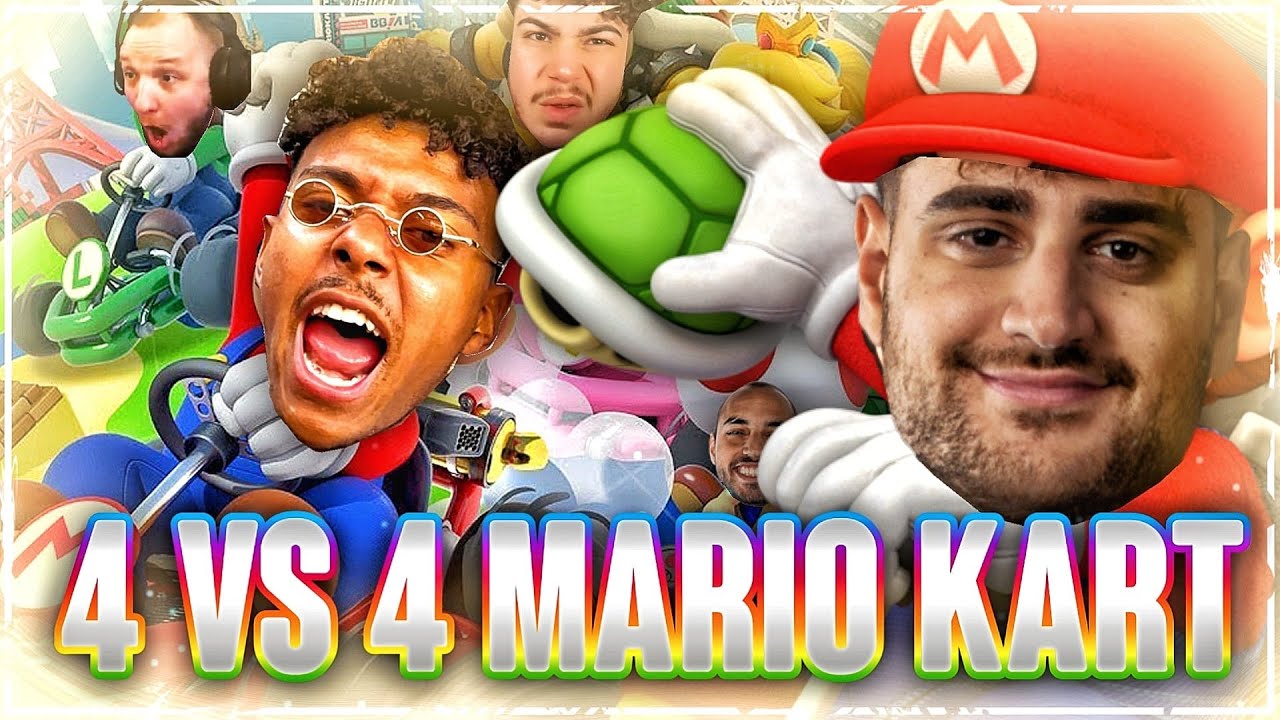 MARIO KART TEAM RENNEN UM 640€!🏎💸 mit Elotrix, Solution, Rohat, Willy & co🧂