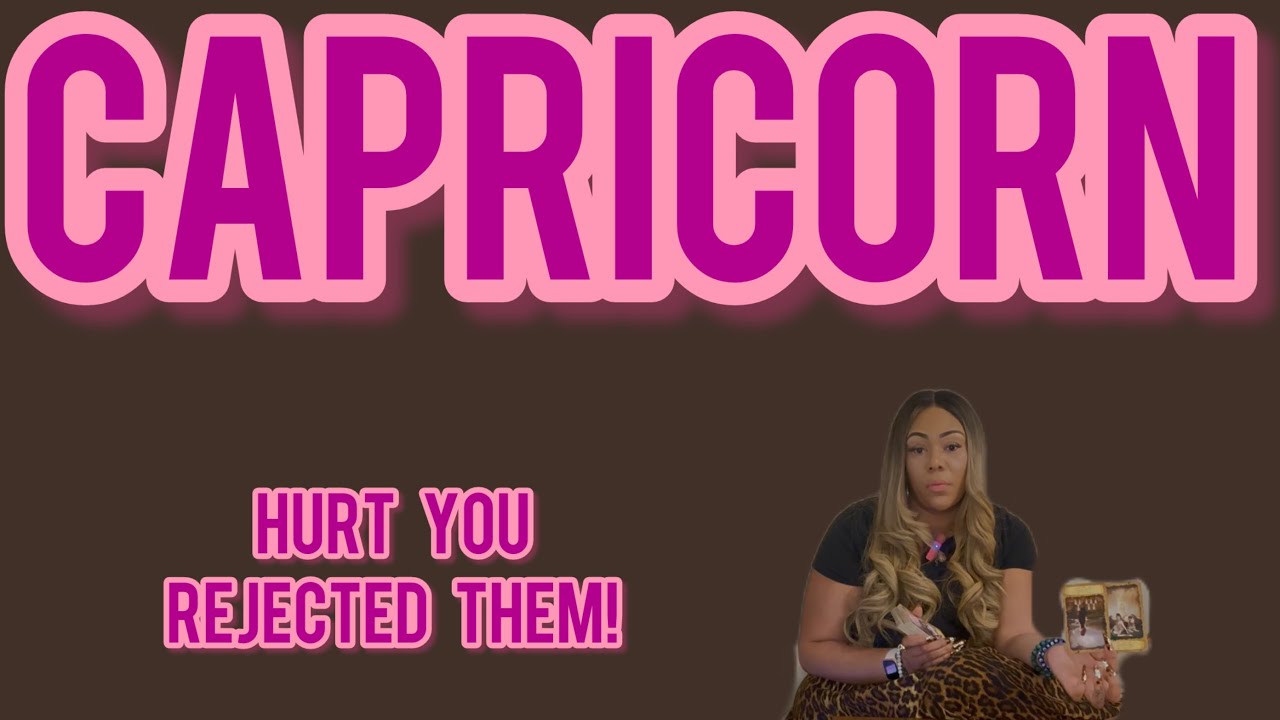 ♑️ CAPRICORN: THERE IS SOMEONE VERY DETERMINED TO GET YOU! THE PERSON YOU REJECTED IS HEARTBROKEN!