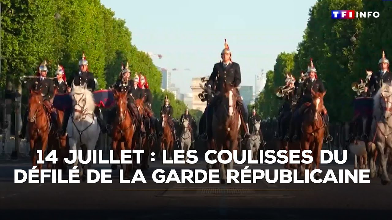 14 juillet : les coulisses du défilé de la Garde républicaine｜TF1 INFO