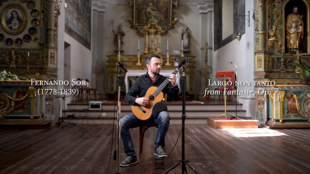F. Sor - Fantasie, Op. 7. Guitar by René Lacôte (1868)