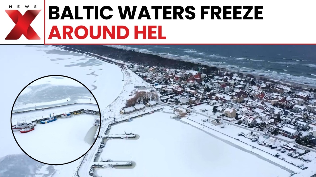 Hel Freezes Over as Prolonged Arctic Chill Grips Northern Poland’s Baltic Coast