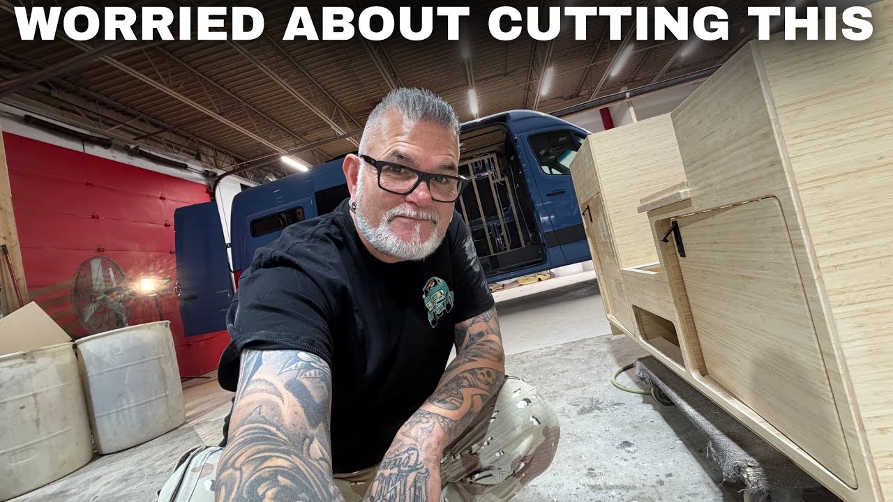 Mistakes Can Be Expensive With This Stuff | Rear Cabinets + Laminate