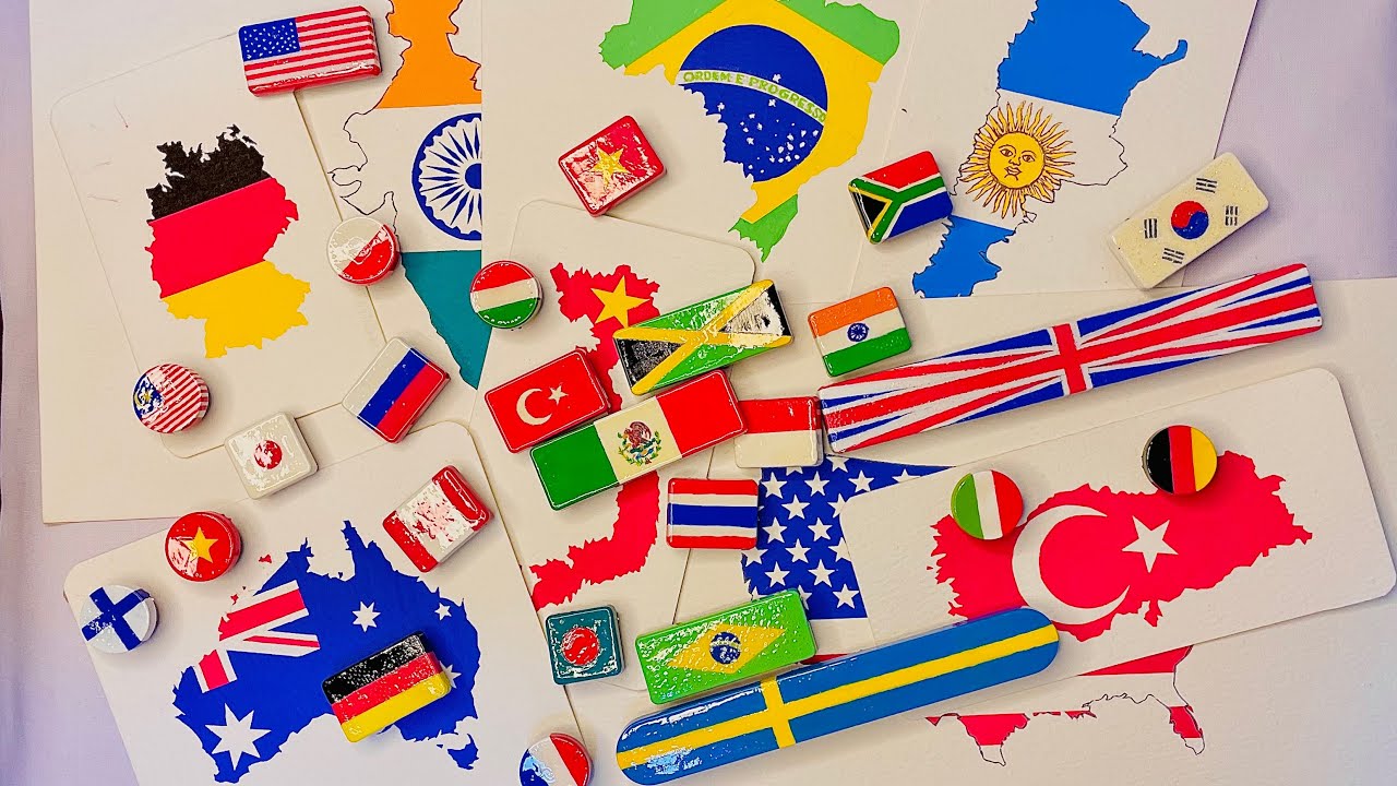 World Flags… But Drawn in Unexpected Ways | #flag #flagdrawing