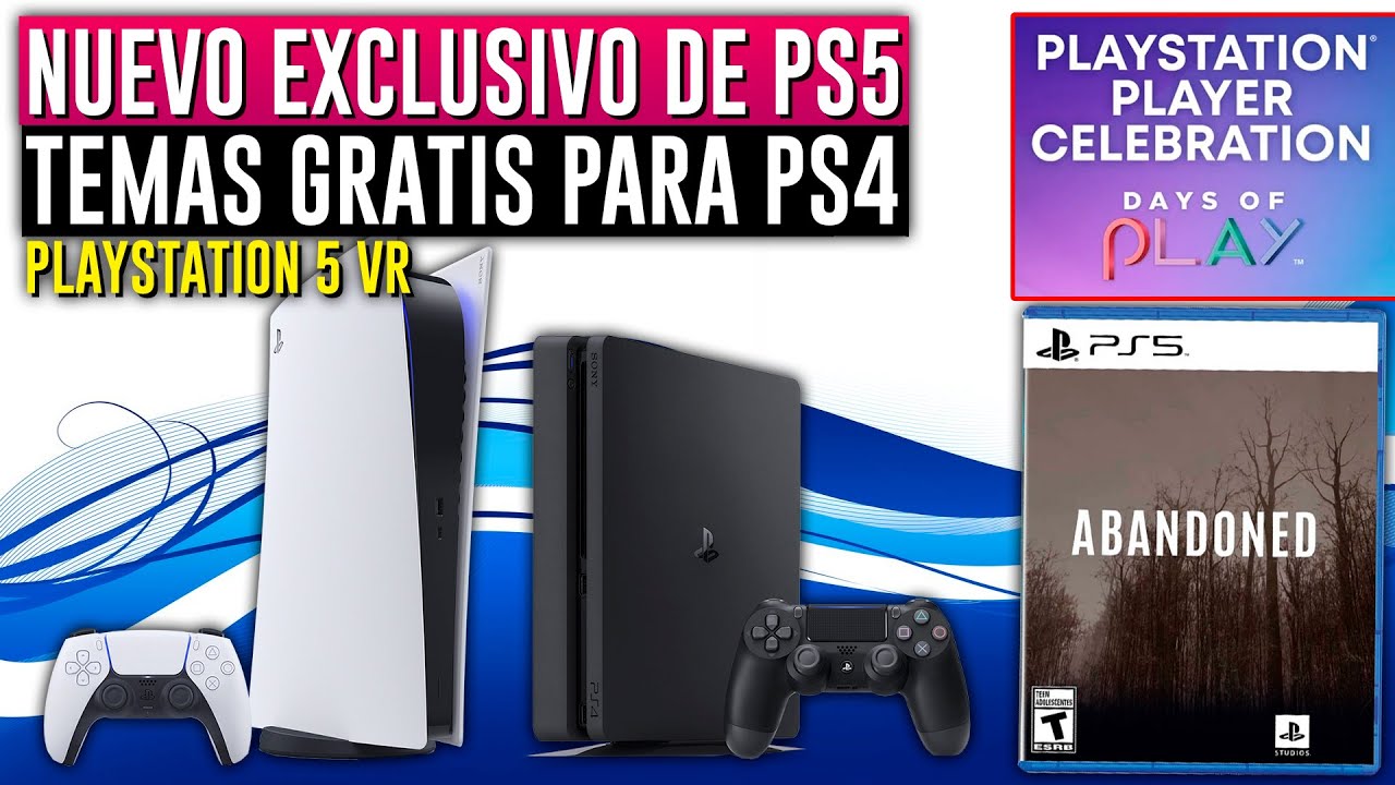 Pronto tendremos GAMEPLAY de este NUEVO EXCLUSIVO de PS5 🔥 Temas GRATIS para PS4 🔥 PS5 VR