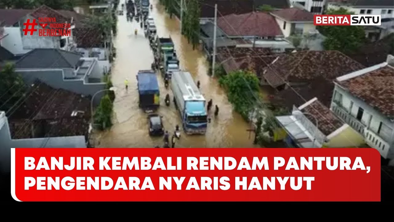 Banjir Kembali Rendam Pantura Kudus, Pengendara Nyaris Hanyut #beritasatu