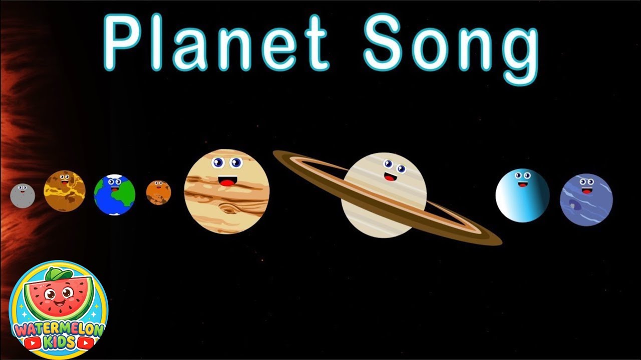 8 Planets of the Solar System learning with phonics Song | planets learning for   toddlers 