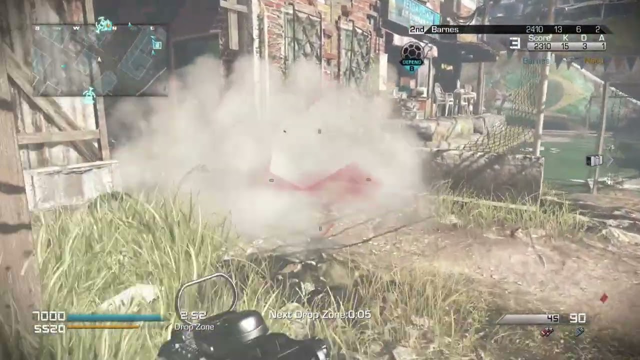 Y8 gunship in the end