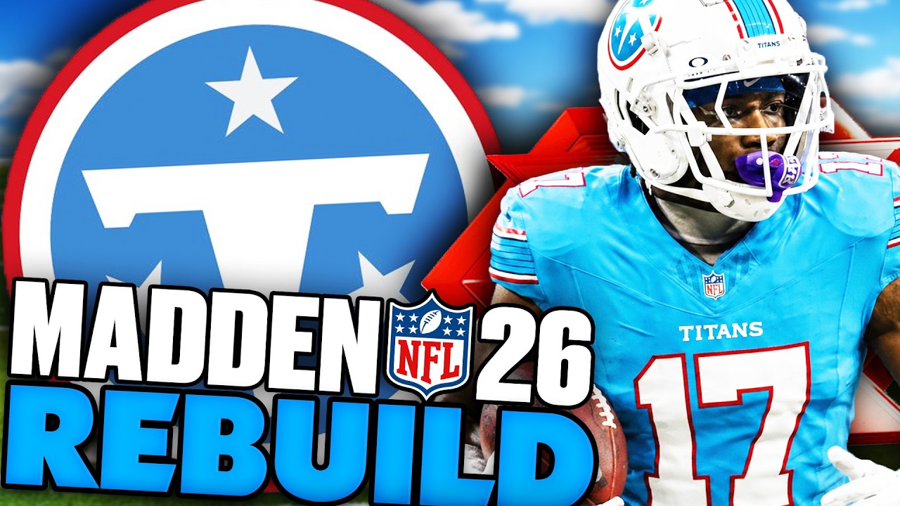 Carnell Tate is The Best Wide Receiver in The NFL... Rebuilding The Tennessee Titans on Madden 26