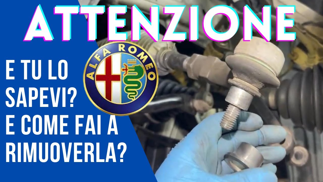 Alfa 159 sostituzione trapezi e testina