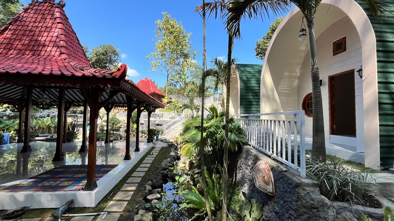 Dijual Villa Asri Murah di Turi Sleman – SHM 980m², View Alam, Joglo & Kolam Ikan | SB EPS442