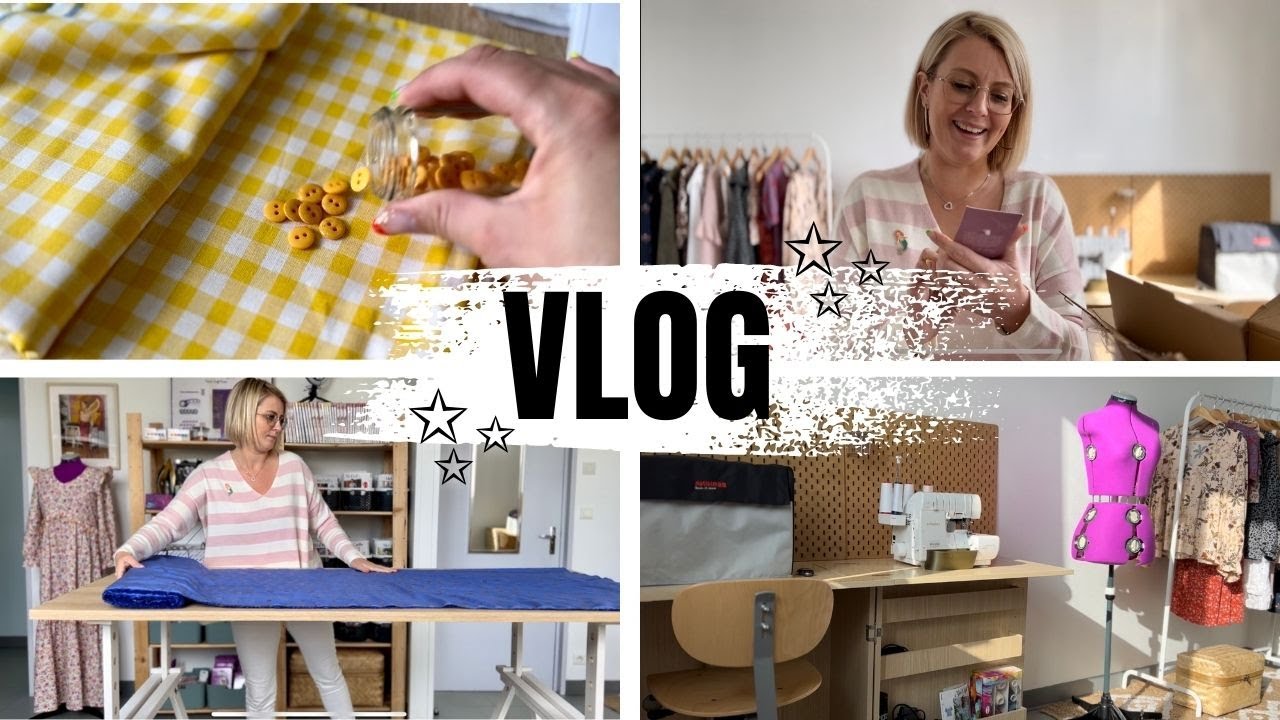 🪡 WEEK-END VLOG ☀️ | Projet couture, haul déco, Lise Tailor...