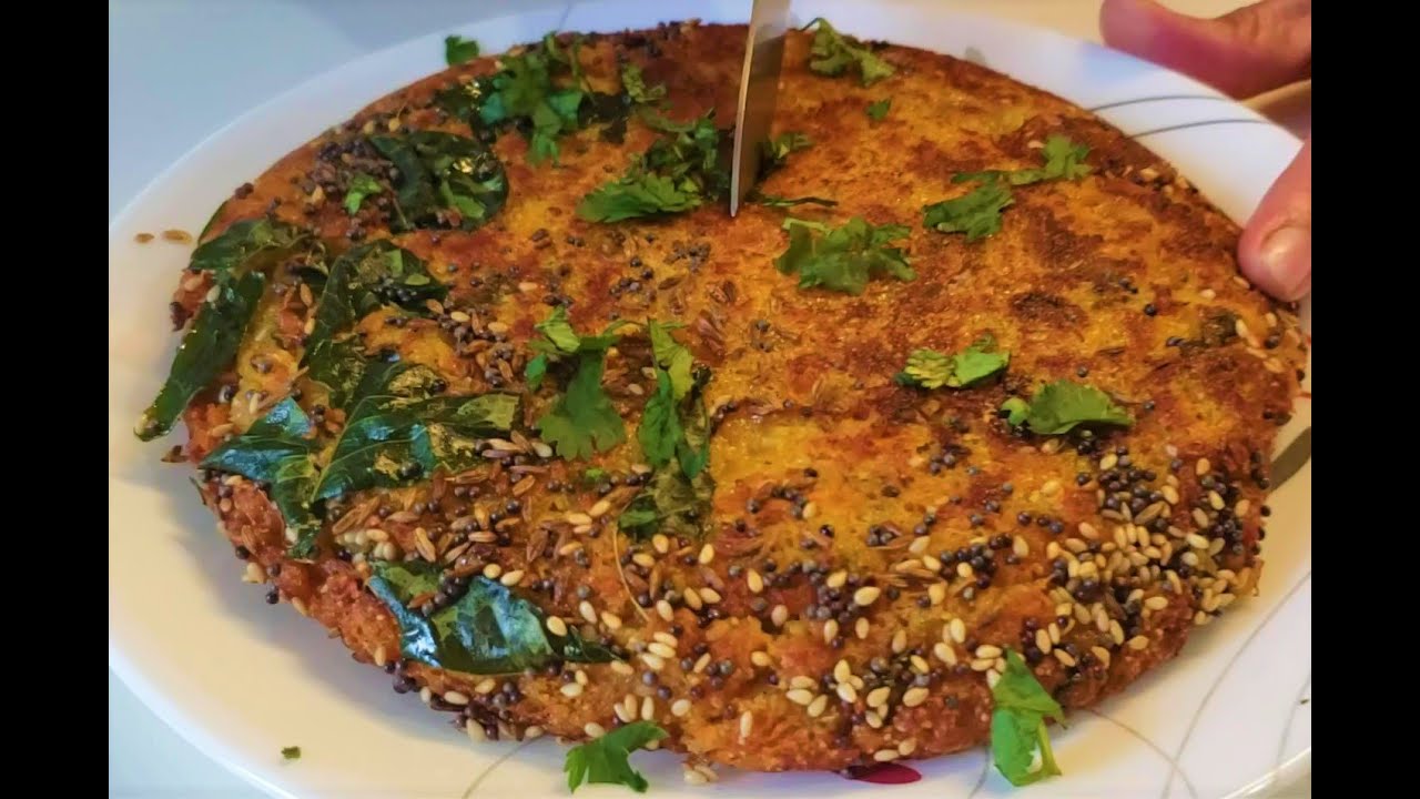 Delicious Oats Handvo Recipe | ओट्स का हांडवो | સ્વાદિષ્ટ ઓટ્સ હાંડવો | Deliciosa Avena Haandvo