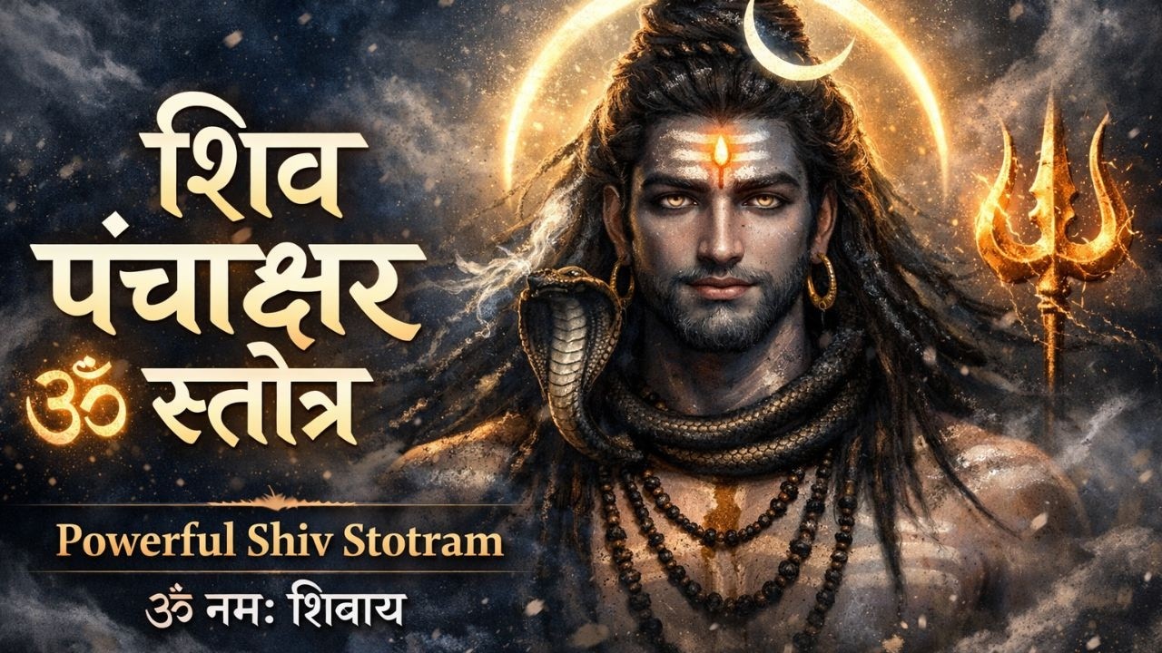 शिव पंचाक्षर स्तोत्र | Shiva Panchakshara Stotra | Powerful Shiv Stotram