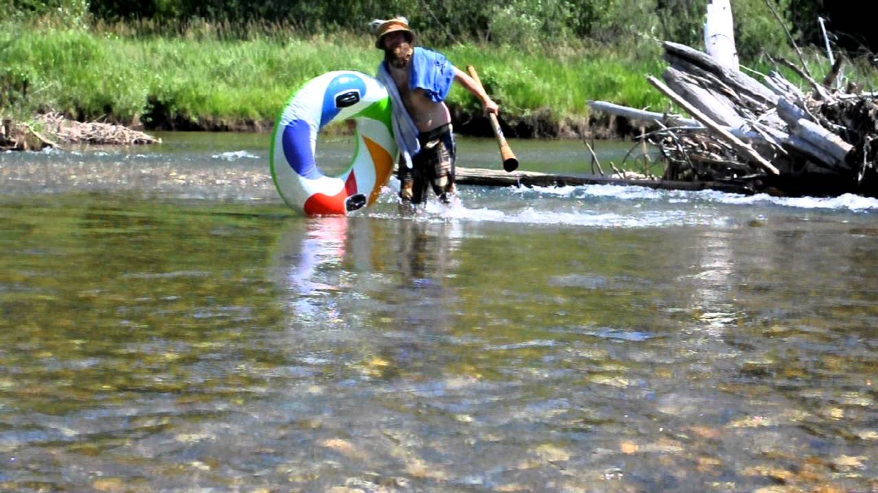 Floated down Salmo River playing his didgeridoo @ Shambhala 2011