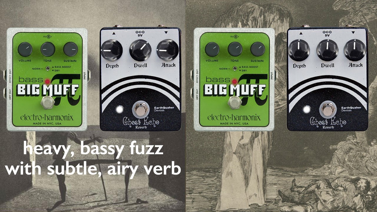 EQD Ghost Echo v1 & EHX Bass Big Muff | Pedal Friends 1