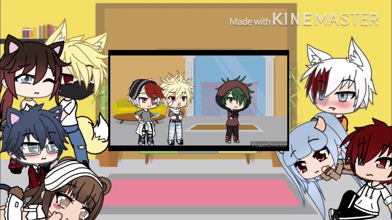 Bnha reacts to titanium glmv