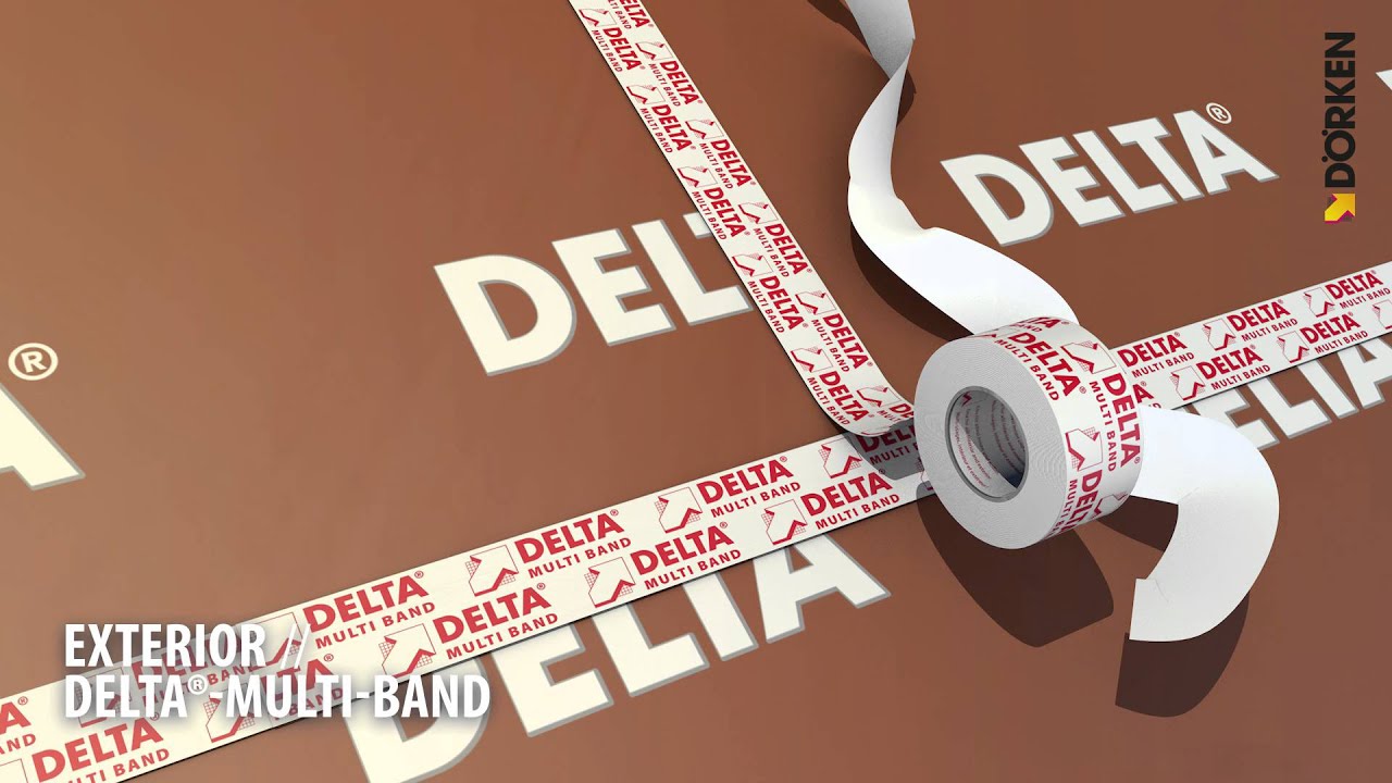 Folienüberlappung am Dach aussen DELTA®-MULTI BAND - Verlegevideo