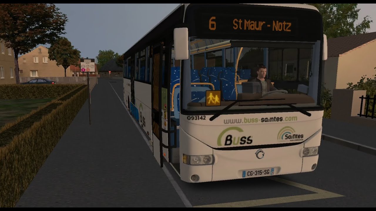 Omsi 2 : Horizon 16 Ligne 6 Scolaire en Irisbus Crossway 093142 Buss Saintes